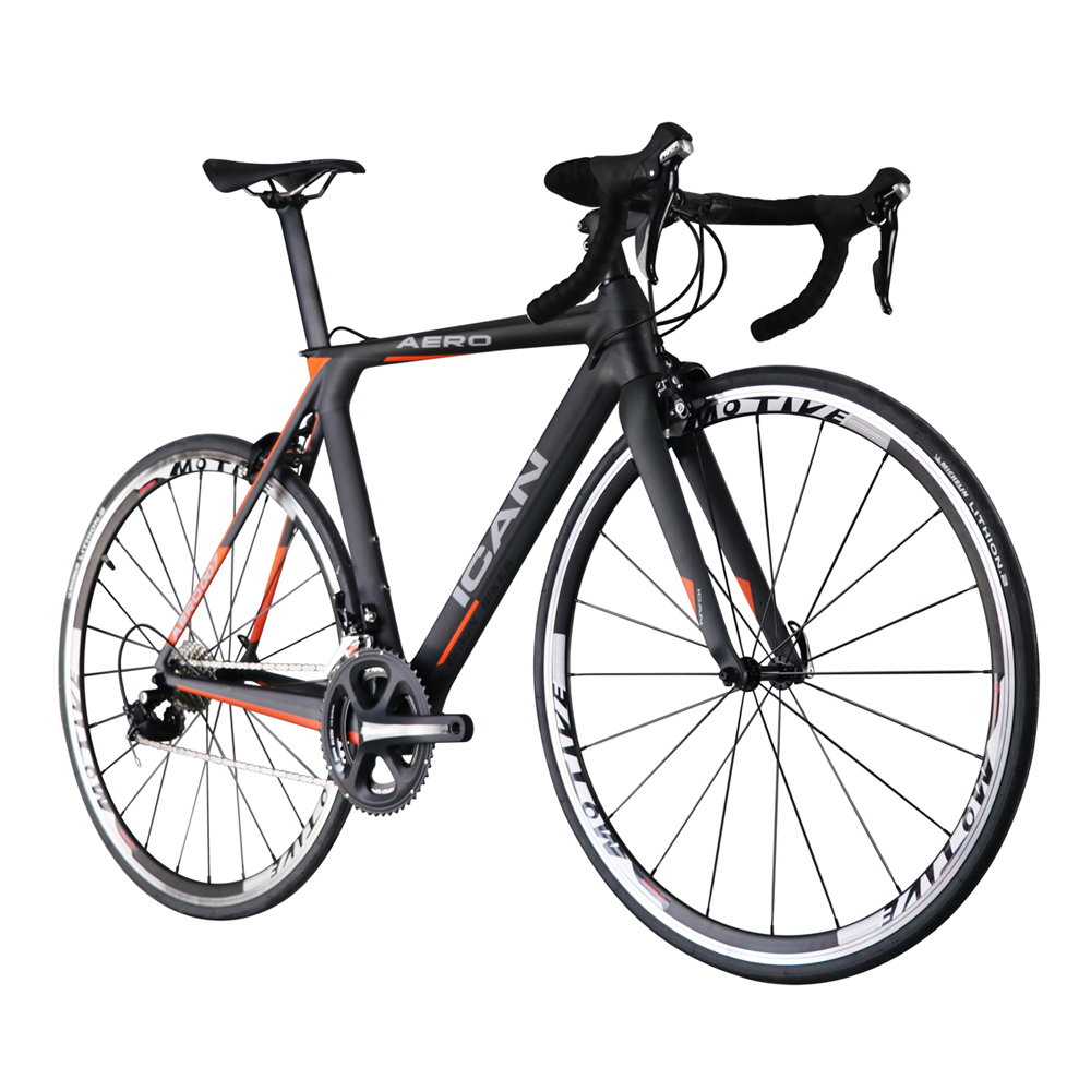 Icanbikes Новый 700C дорожный гоночный велосипед, полностью карбоновый дорожный велосипед AERO007