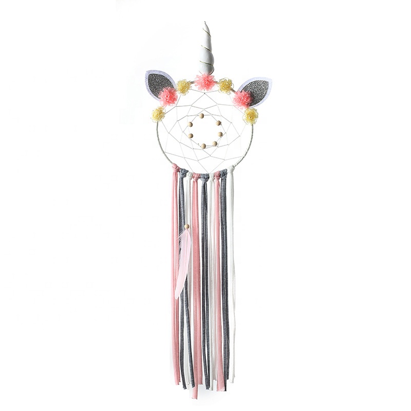 2019 New style Long Tassel Dreamcatcher Fashion unicorn dream catcher for hanging decoration