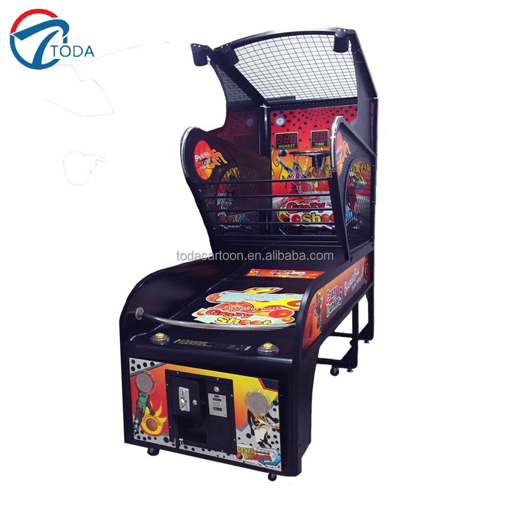 Роскошный игровой автомат для баскетбола с монетами, аркадная игровая машина