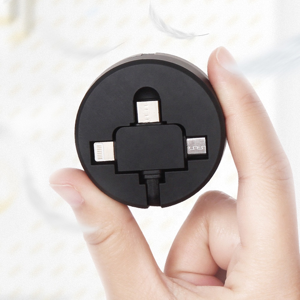 3 в 1 зарядный кабель usb кабель для передачи данных кабель для зарядки Телескопический мобильный телефон