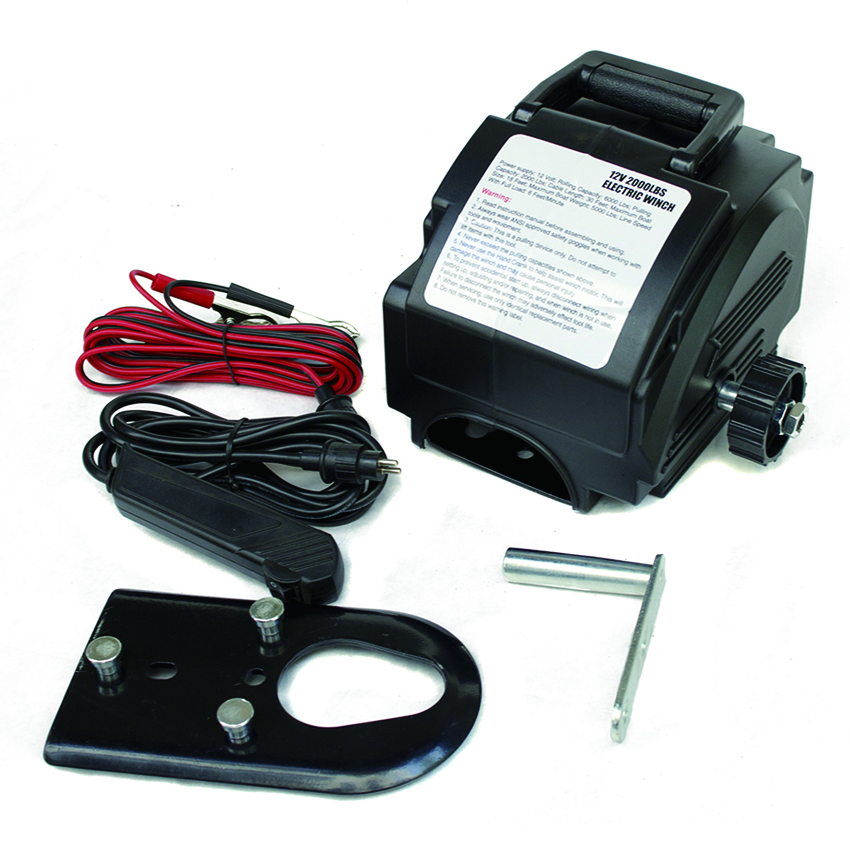 DC 12V 2000lbs Мини Портативная лодочная лебедка автомобиля