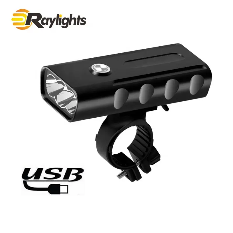 Factory low price 3000lm waterproof bike headlight usb rechargeable led bike light for bicycle