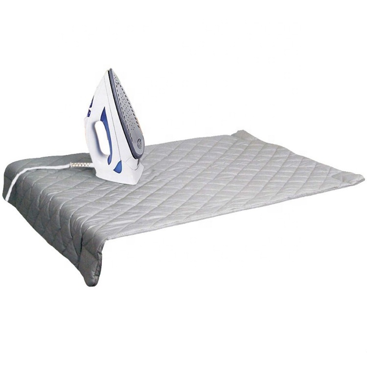 Wholesale Gray Quilted Washer Dryer Heat Resistant Pad Ironing Blanket