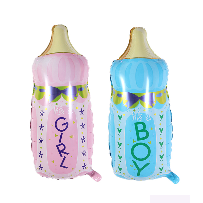 70X30cm Feeding Bottle Foil Balloon Party Decoration Nursing Bottle Shape Baby Boy&Girl Balloons Baby Shower Supplies