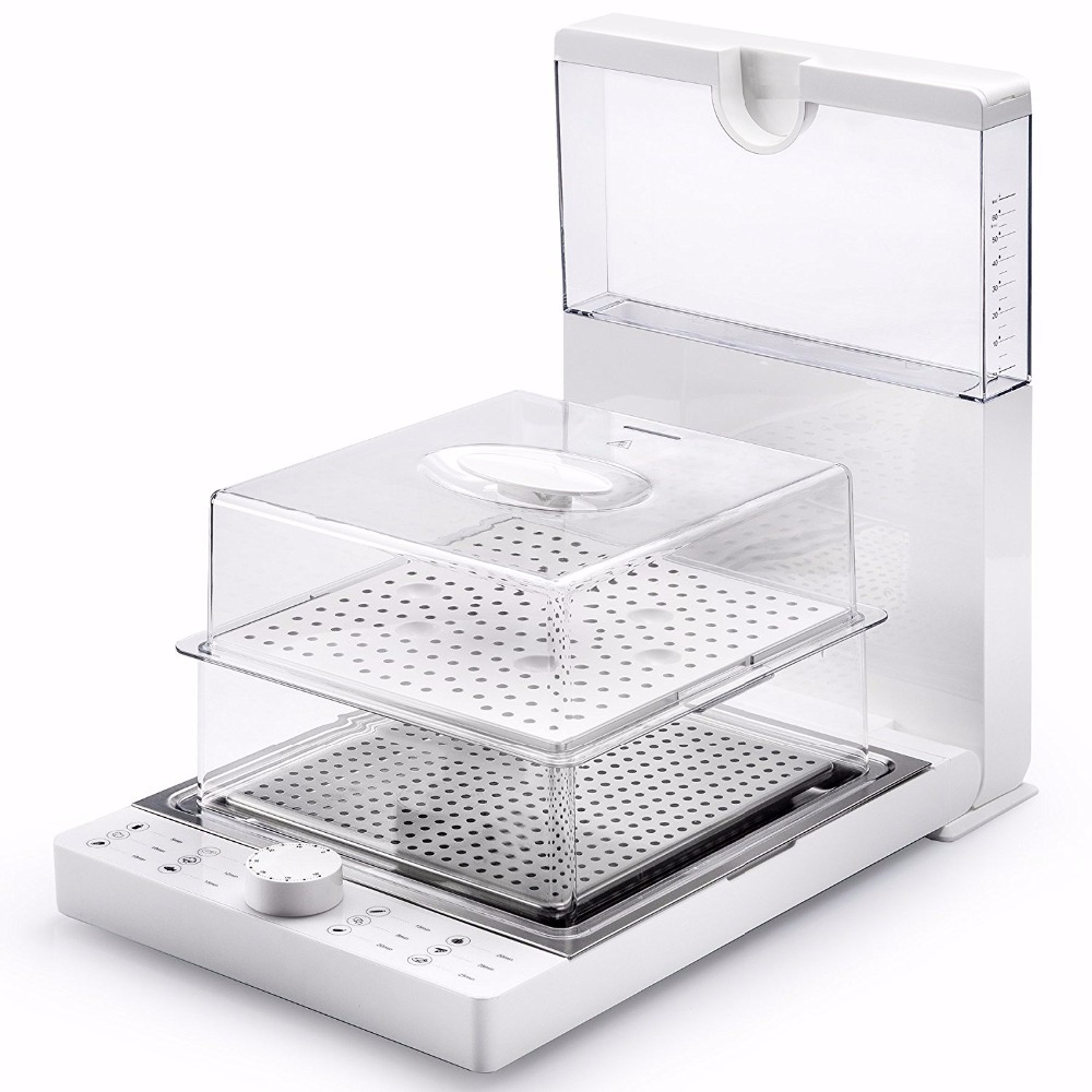 Gas Commercial Food Steamer 2 layers 10.8L