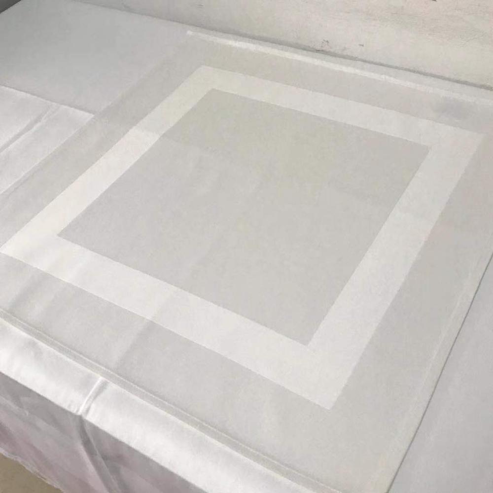 100% хлопок, 22x22 дюйма, белая атласная Скатерть, 1 коробка = 300 шт.