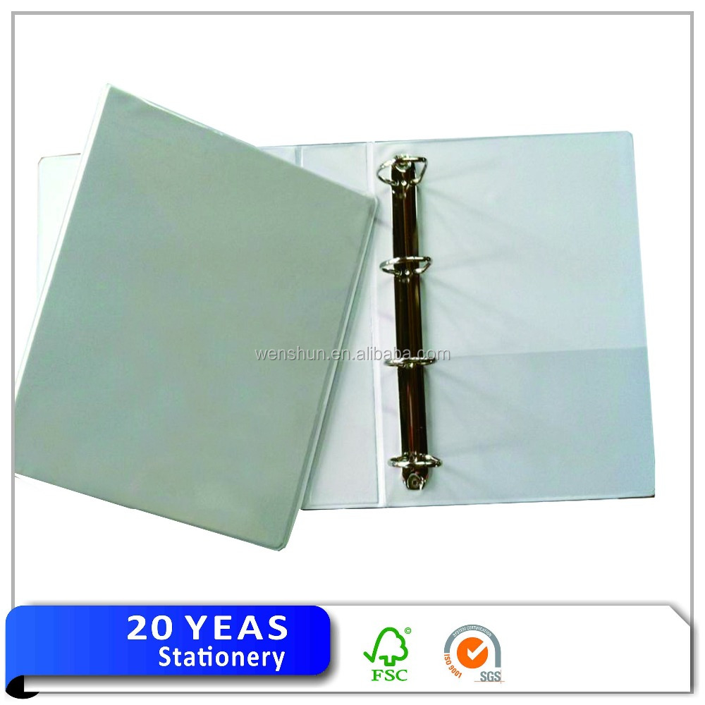 Высокое качество прозрачный 4 отверстия для колец binder папка из ПВХ