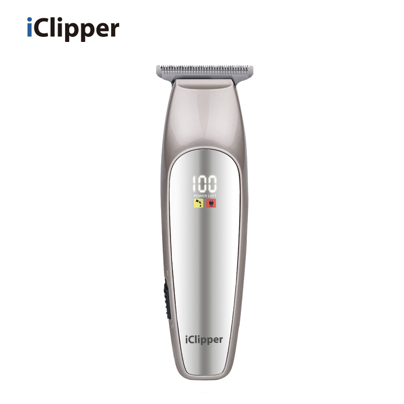 IClipper-M2s Профессиональный ЖК-дисплей триммер для волос Мужской Бороды, Электрический Парикмахерская коммерческих