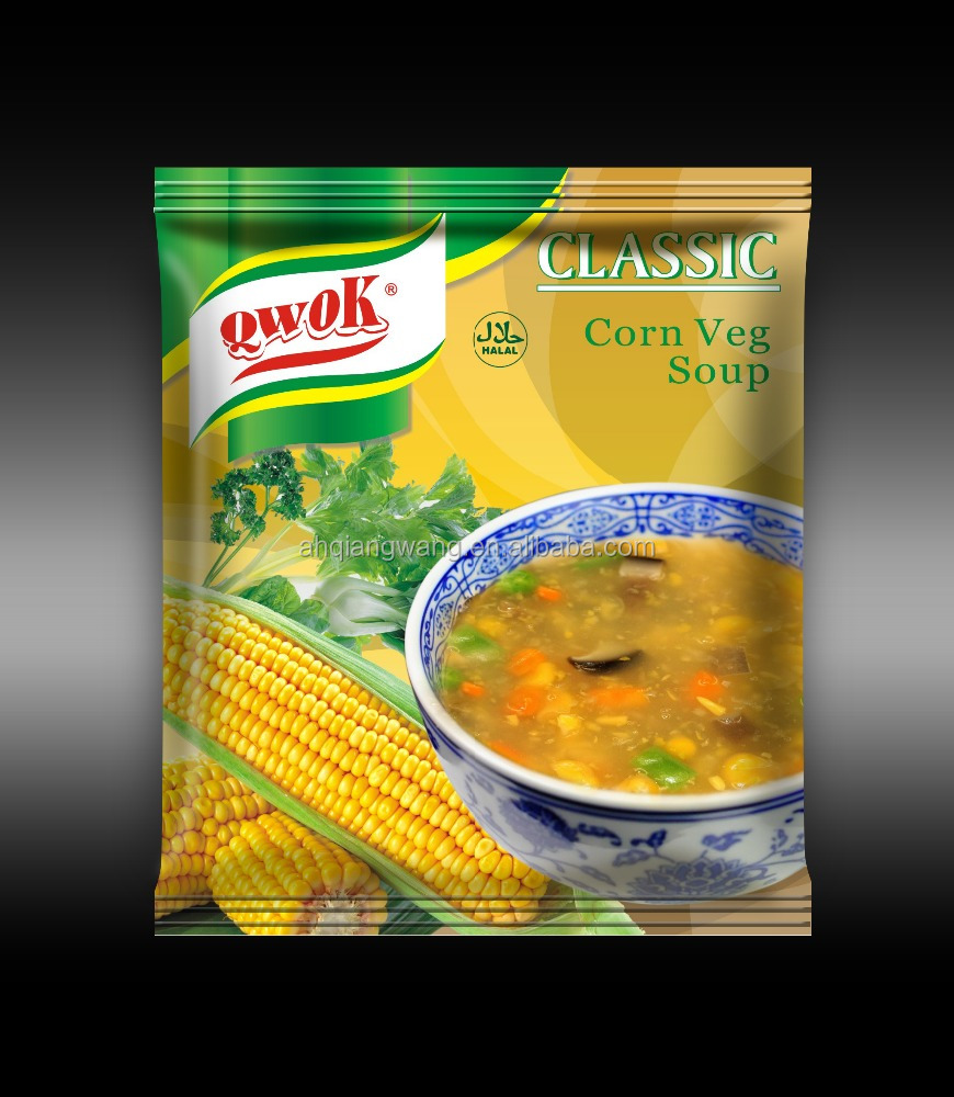 Qwok серии кукурузы вегетарианский суп