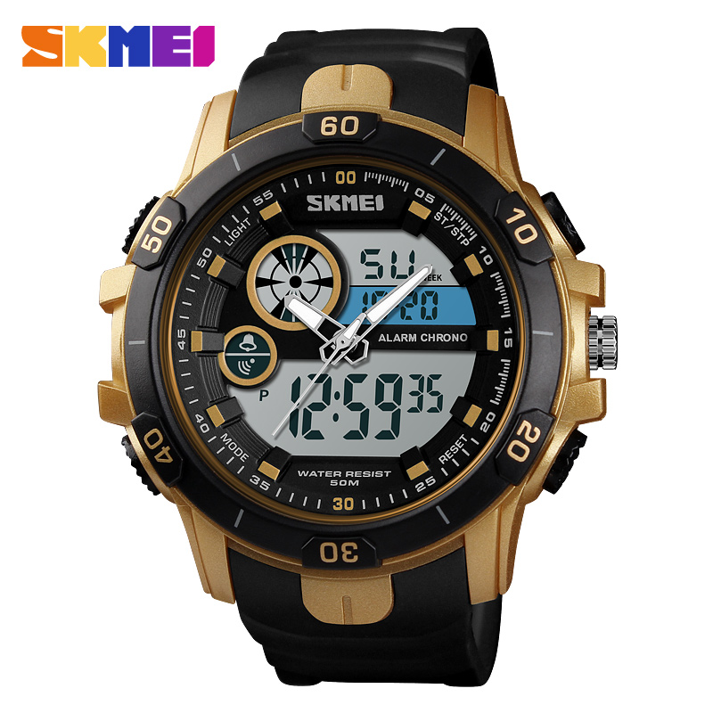 Новый дизайн skmei 1428 водонепроницаемый importir jam tangan cina Спортивные Цифровые мужские часы наручные
