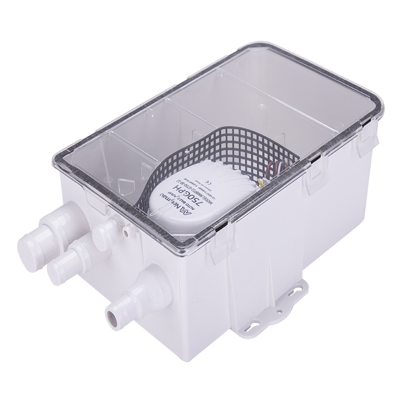 Newmao Shower Sump Pump 12/24V 600GPH