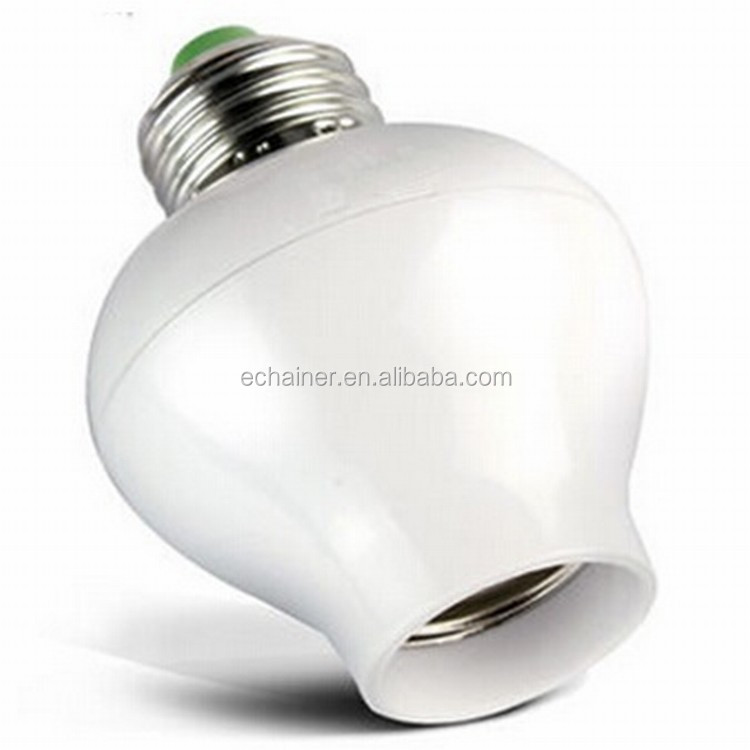 Good Quality Ceiling Lamp Base Motion Sensor E27 Lamp Holder PVC Lighting Accessories Cartridge with Motion Sensor Led Bulb E27