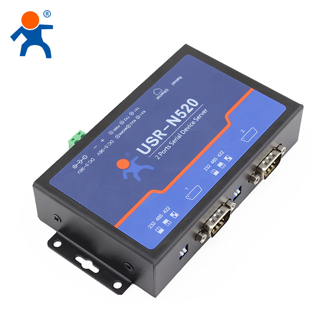 USR-N520 сервер последовательного порта IP, последовательный сервер Ethernet RS232 RS485 RS422 к конвертеру tcp IP поддержка Modbus многохост опроса