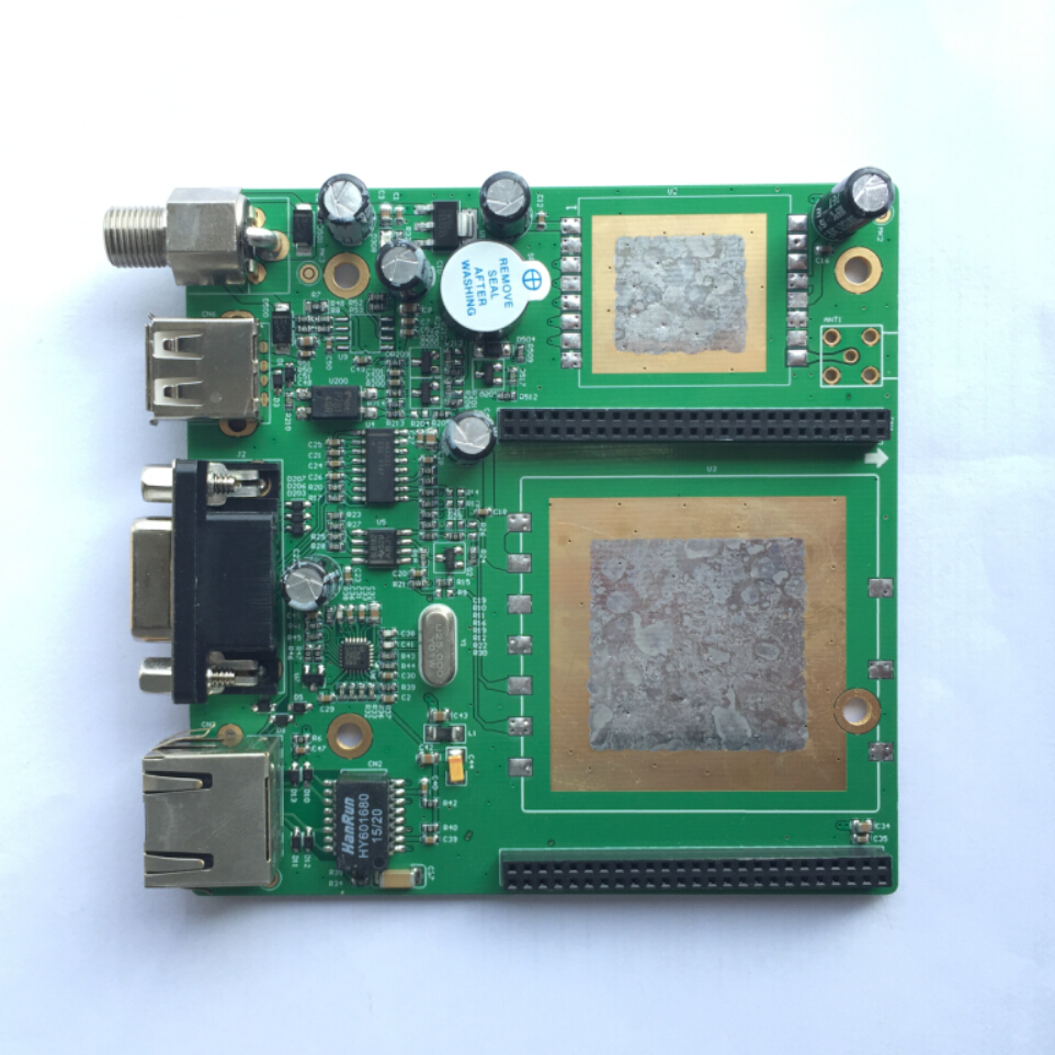 Макетная тестовая плата для модуля считывания UHF RFID 105x95x18 мм Hopeland CN;GUA 3,25 W (при 3dbm) DC 5V 50g PCB