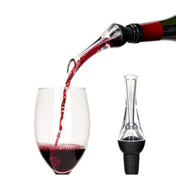 Amazon hot sale glass wine decanter with aerator
