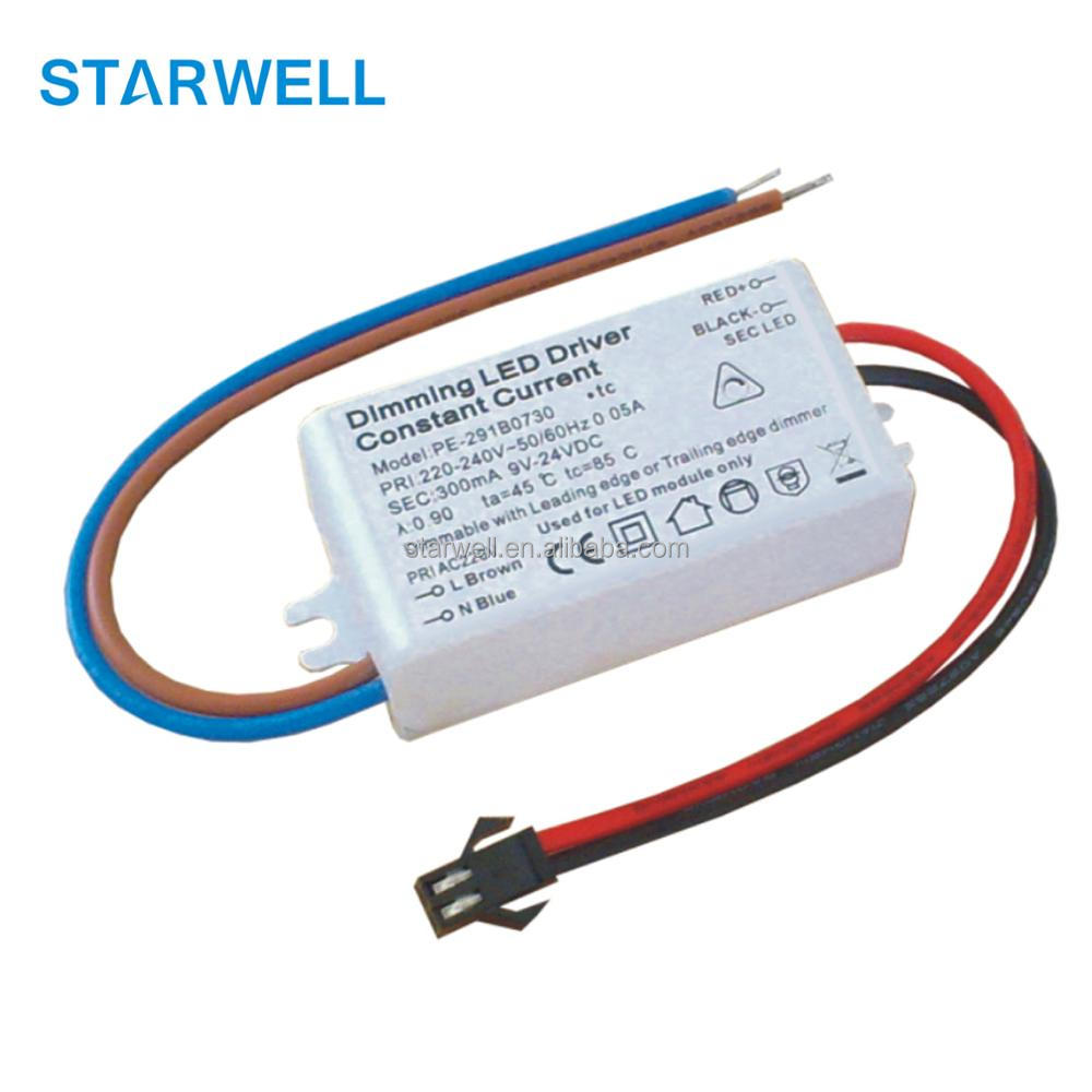 PE291B0670 версии с затемнением 2,5 V-6,5 V dc Постоянный ток 700mA светодиодный драйвер с 3 летами гарантированности небольшого размера 6 Вт светодиодный драйвер