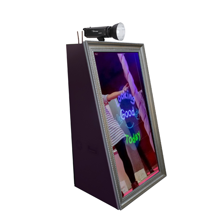 Зеркало Photo Booth Selfie Magic Booth мгновенное фото печать 4*6 фото с 55 "сенсорный экран