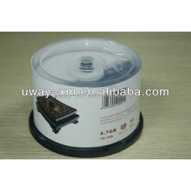 UW-DVDR-130 белый печатающий диск 16x dvd-r с 50 коробкой