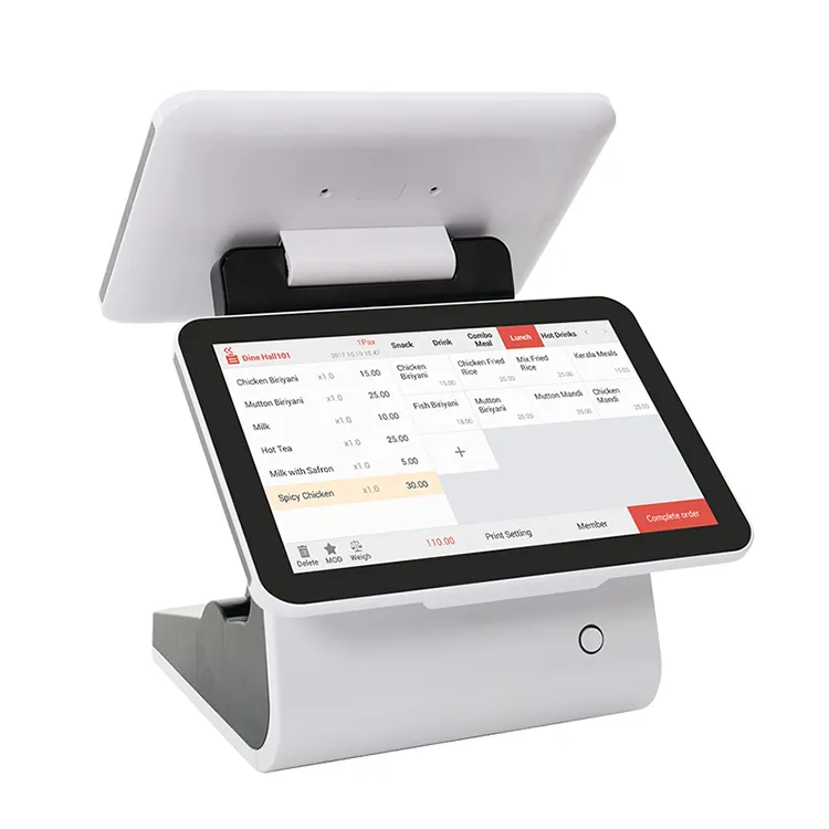 Gmaii Dual Screen Oem Китай Розничная pos-система беспроводной pos-терминал