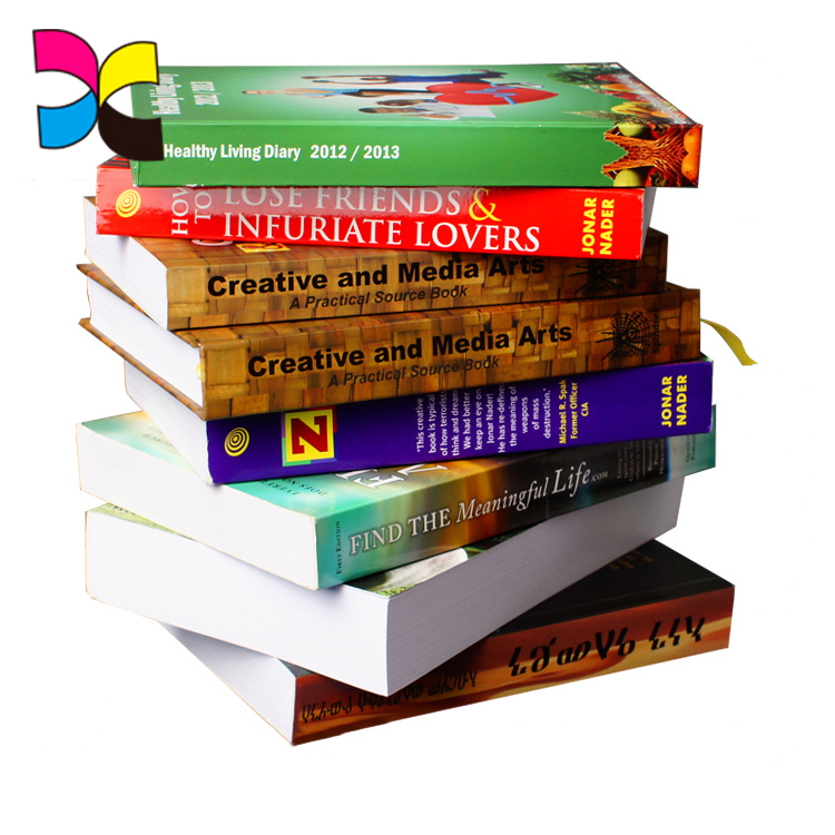 Custom softcover hardcover binding soft cover books printing services