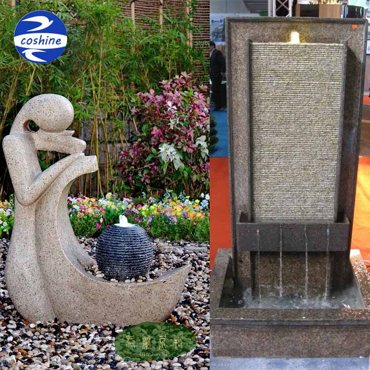 Легкий комнатный водяной фонтан с вращающимся шариком