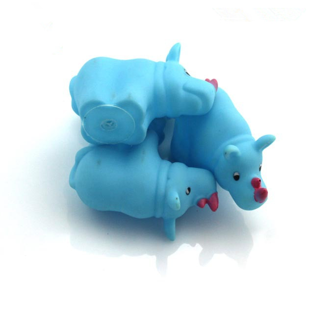 Factory Direct Sale Rubber Rhinoceros Baby Water Bath Shower Toy