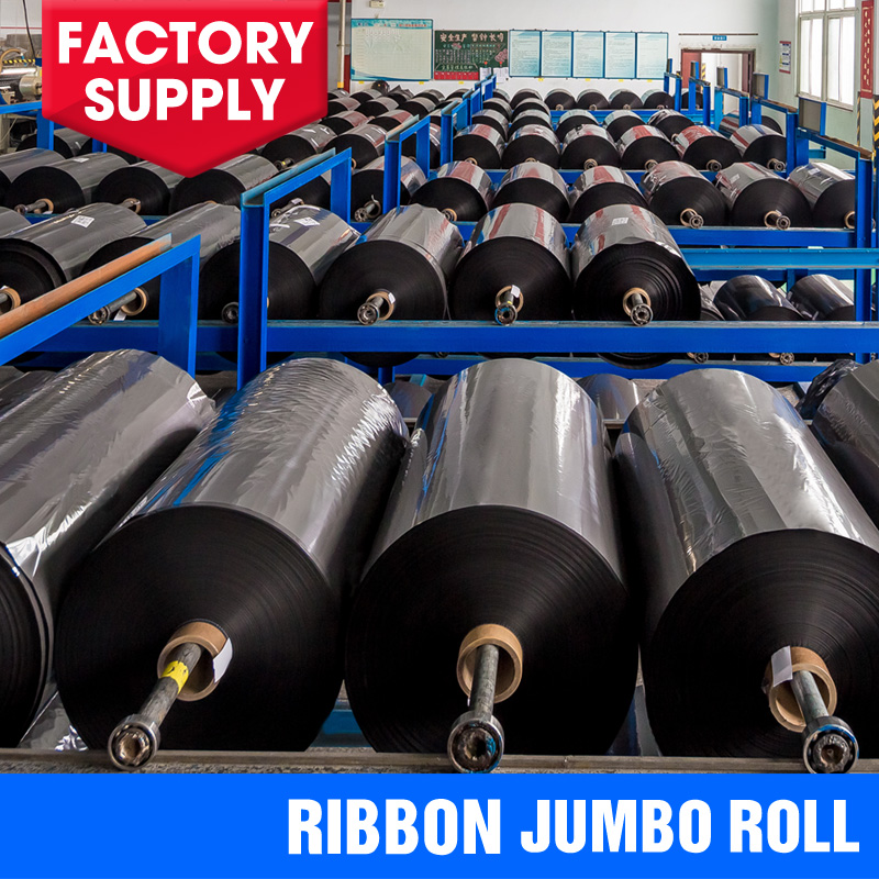 Производитель восковой смолы ttr штрих-код термопереносная лента jumbo roll для принтеров штрих-кодов