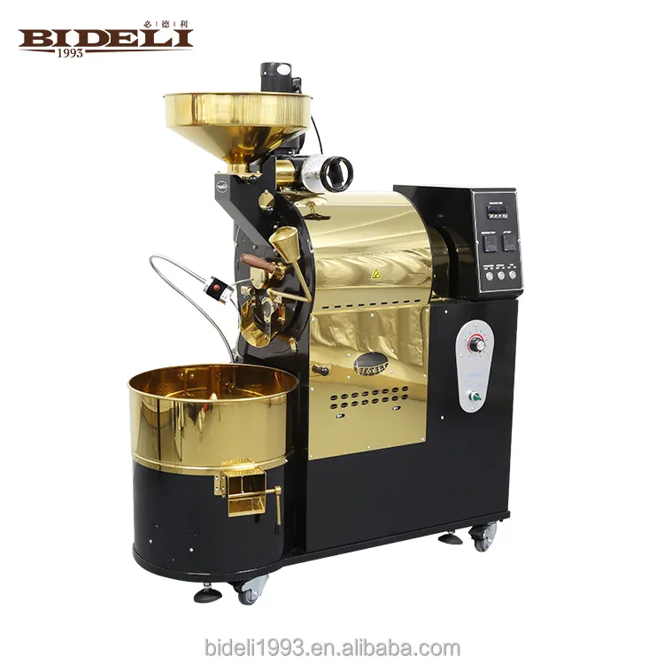 Newest model stainless steel 3kg small home coffee bean roasters/roasting equipment