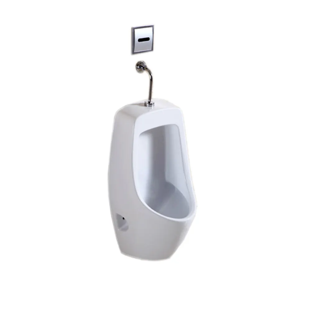 Sanitary wc wall mounted urinal ceramic manual flushing waterless urinal for man