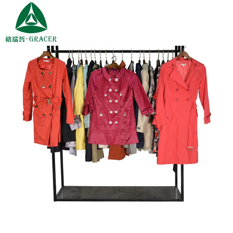 China Second hand Windbreaker 100kg bale used clothing