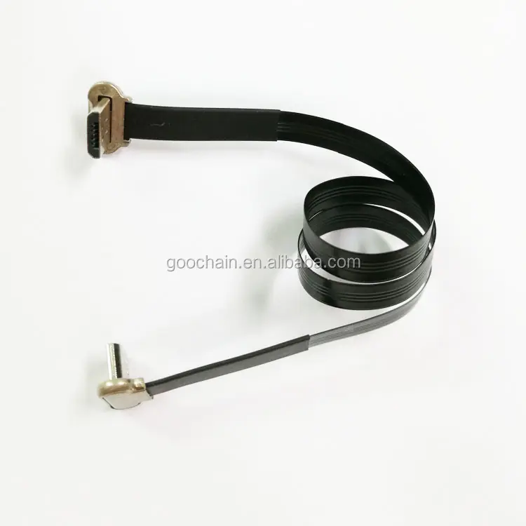 Customized Ultra Thin Micro USB Flat Ribbon Cable FPC cable