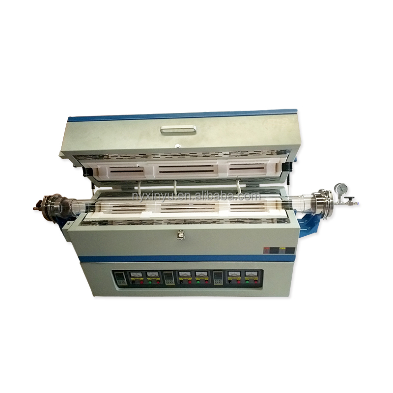 Трубчатая Печь с тремя зонами нагрева для CVD/PVD/PVCD 1200.C
