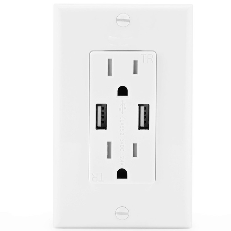ETL-перечисленная американская стандартная розетка USB
