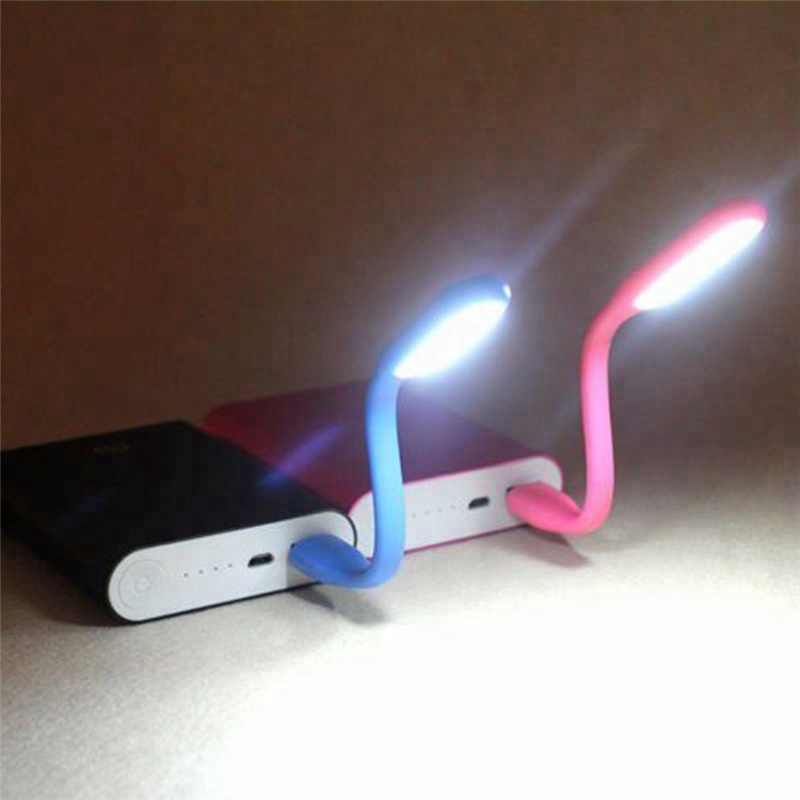 1 шт мини usb-портами и светодиодным индикатором для чтения светового компьютер лампы гибкая \ яркие для ноутбука Power Bank от компьютера, планшета, ноутбука
