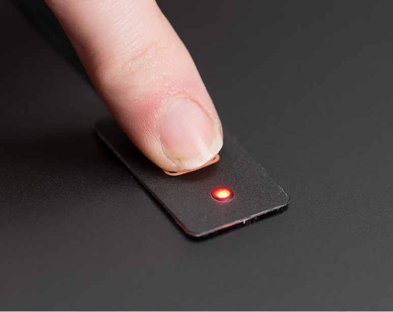 LED light Tactile Membrane Switch with multiple pillow embossed keys