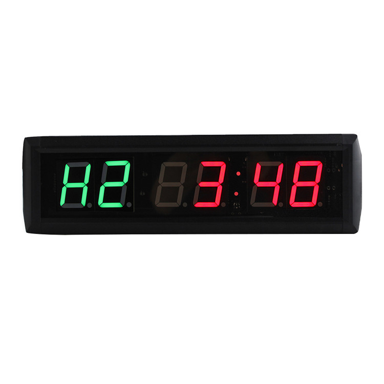 1 Inch Digital Counter Led Wall Clock Count Down LED Digital Interval Timer Gym