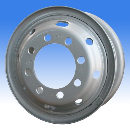 20inch heavy truck steel wheel , 12LW , 8holes 32mm