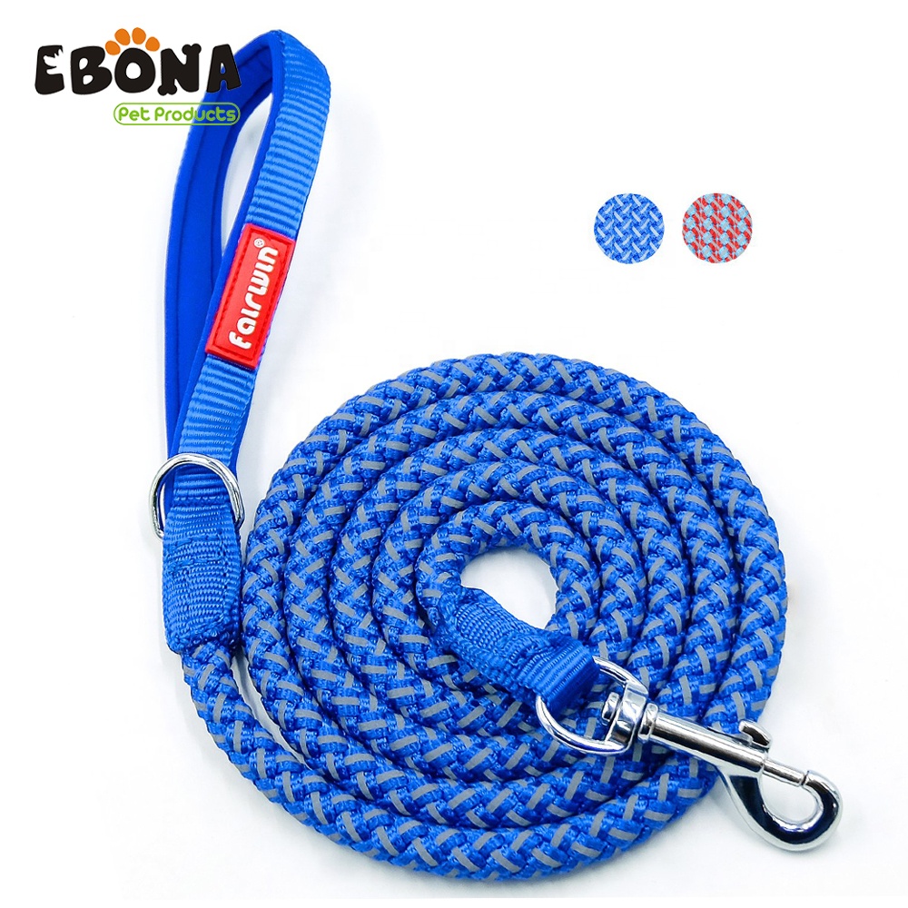 6FT Great Large Purple Mountain Climbing Rope Dog Lead for Small Medium and Large Breeds