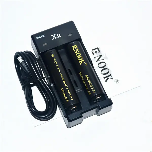 ENOOK X2 charger for 18650/26650/18350/18490/18500 Battery