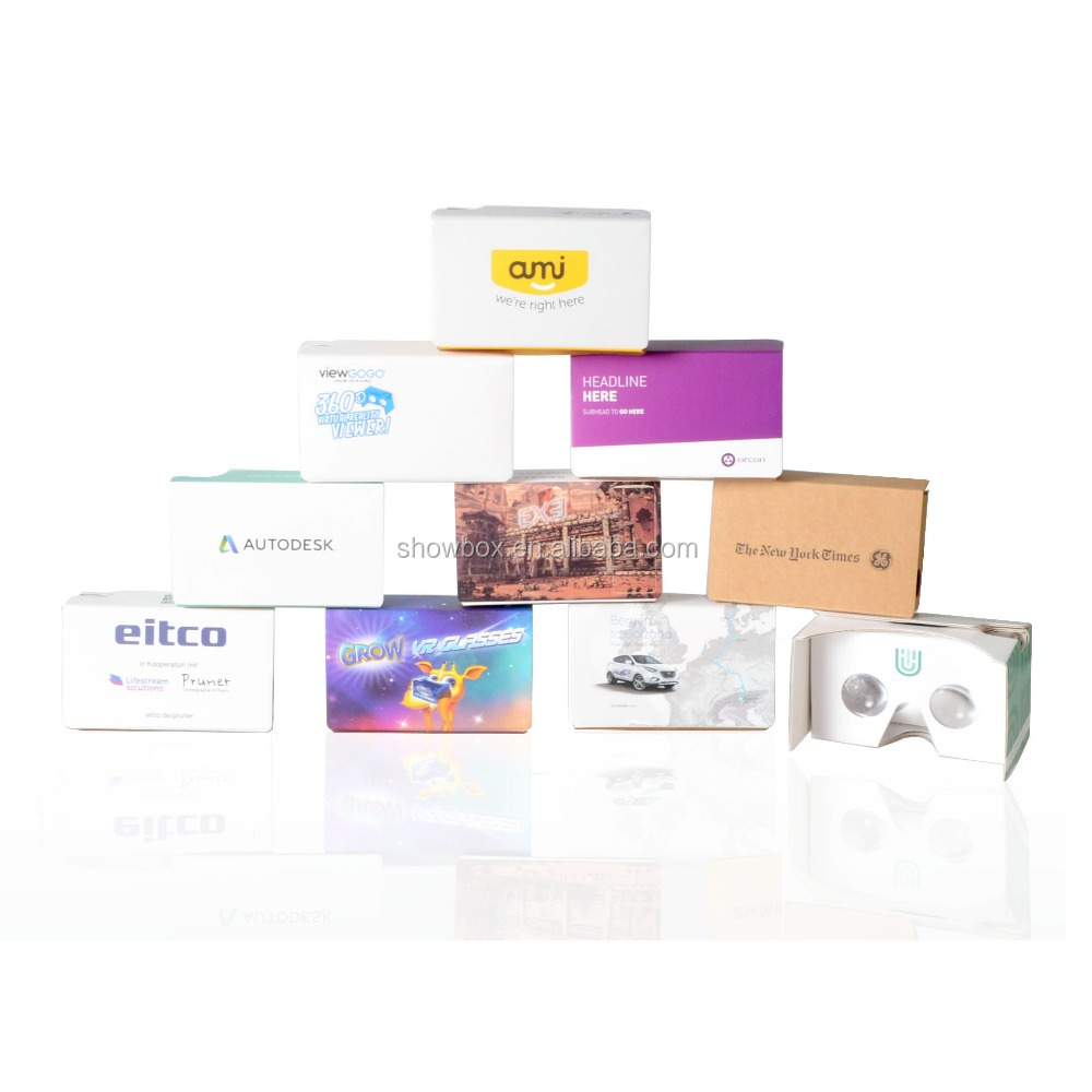 Персональный дизайн Google cardboard V 2,0 и V1.0 пользовательский google cardboard фирменный картон vr Фирменная google cartboard