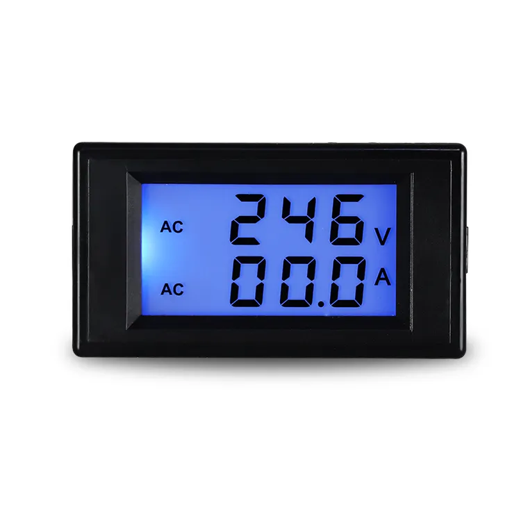 LCD dual display AC80-300V 100A digital AC voltmeter ammeter