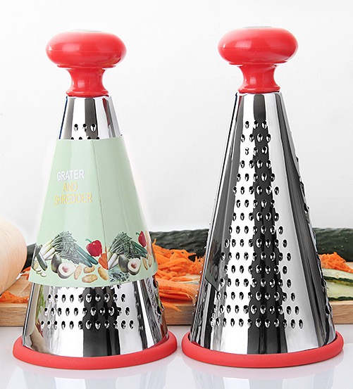 Spot wholesale 9 inches round plane Stainless steel three sides planer Multi-function shredder for potatoes