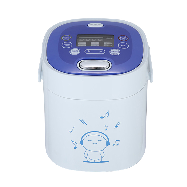 2019 national products made in china cooking appliances blue color heating element mini rice cooker 1.2L