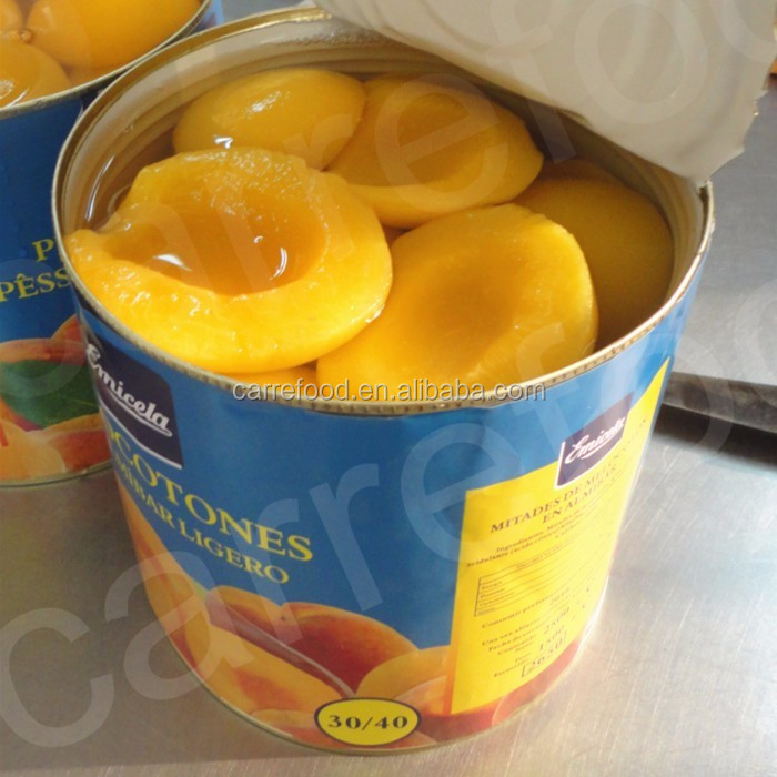 canned Peaches with 425g 800g 3kg canned foods name brand