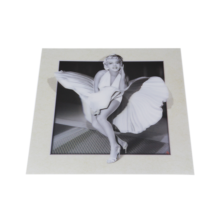 Стол сверху декоративные семья 3D эффект Lenticular фото
