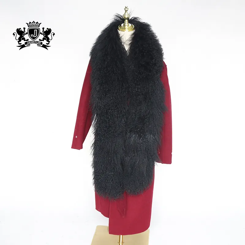 Women Winter Collar Super Womens Wholesale Real Mongolian Lamb Fur Collar Scarf
