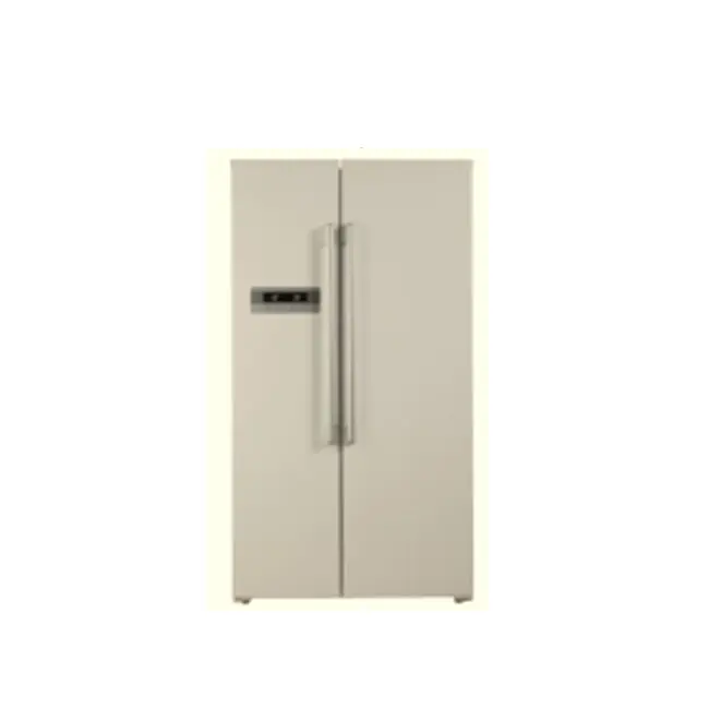 Adjustable leg frost free side by side refrigerator