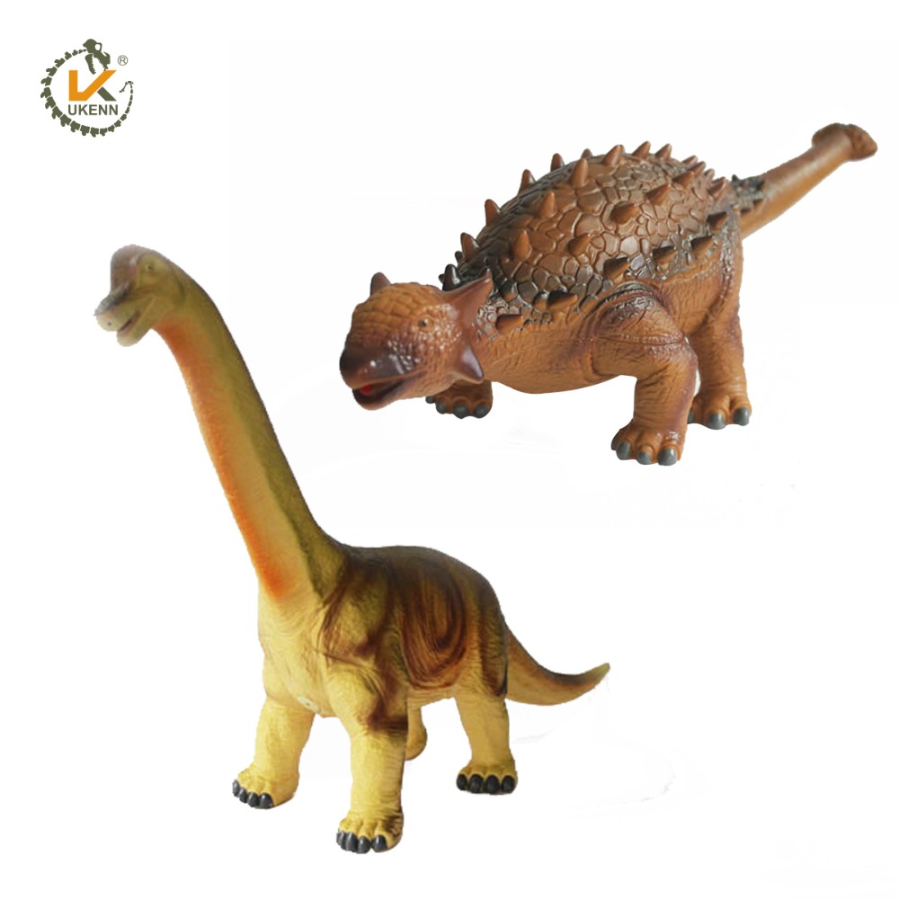 UKENN пластиковые Развивающие игрушки животная модель 3D Динозавр Резина