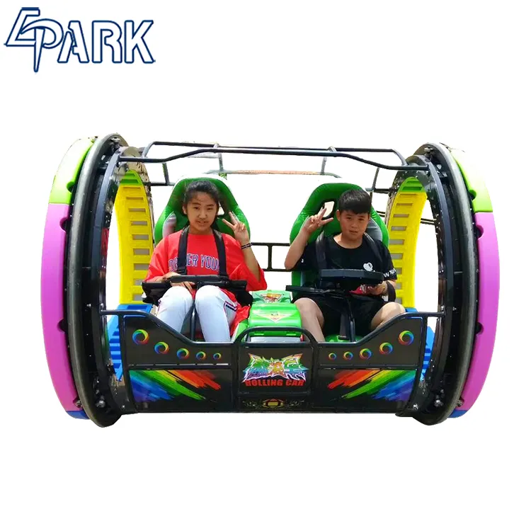 Rolling Car Game Machine With Seats In Playground And Amusement Center