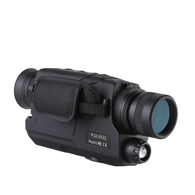 PJ2 5x32 Digital Monocular 200m Range Infrared Night Vision Camera for Hunting Telescope Military Tactical